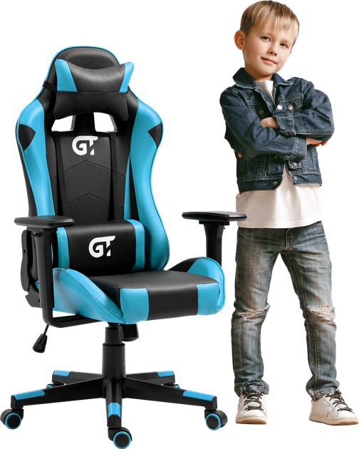 Геймерское детское кресло GT Racer X-5934-B Kids Black/Blue – купить ...