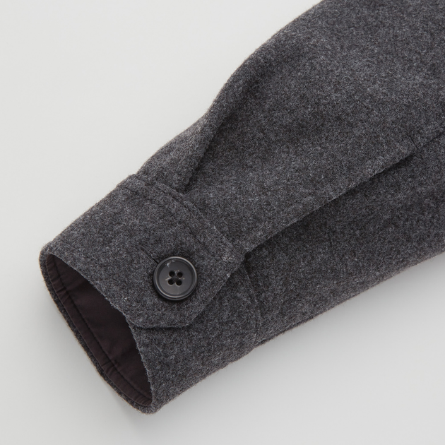 Куртка демисезонная мужская Uniqlo 179608157 S Серая (1159782706) - Фото 7 Куртка демисезонная мужская Uniqlo 179608157 S Серая (1159782706) - изображение 7
