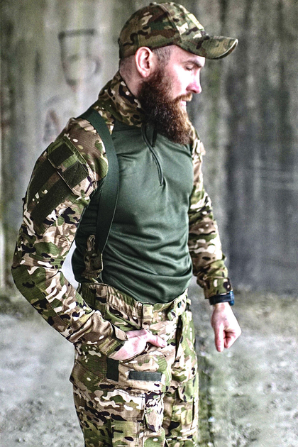 Военная AVIVA тактическая рубашка UBACS 2XL Зеленый (8047990) - изображение 1