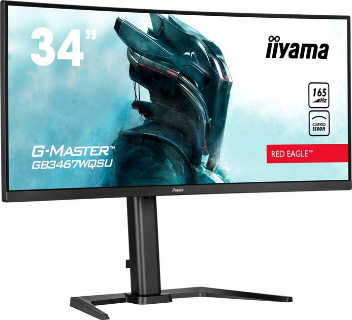 Monitor 34" iiyama G-Master Red Eagle GB3467WQSU-B5 - obraz 2