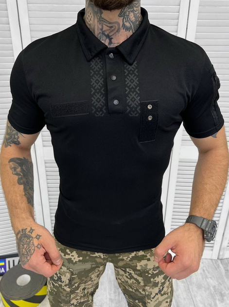 Тактичне поло Patriot Polo Black L - зображення 1