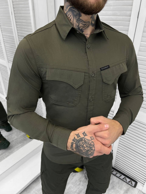 Тактическая рубашка Tactical Duty Shirt Olive Elite XXL - изображение 2