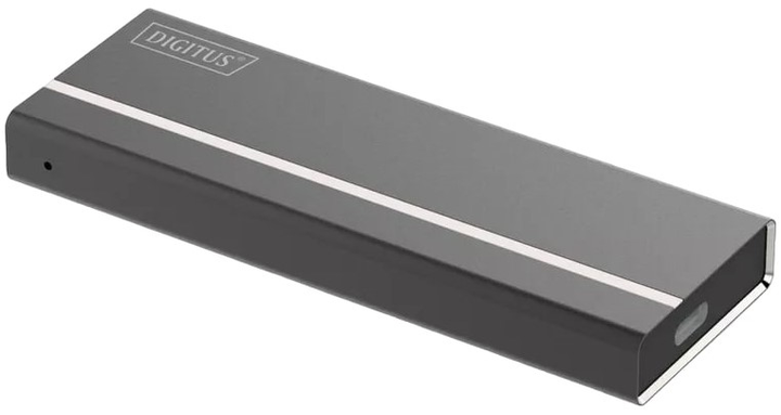 Зовнішня кишеня Digitus для SSD M.2 SATA USB Type-C 3.1 Black (DA-71120) - зображення 1