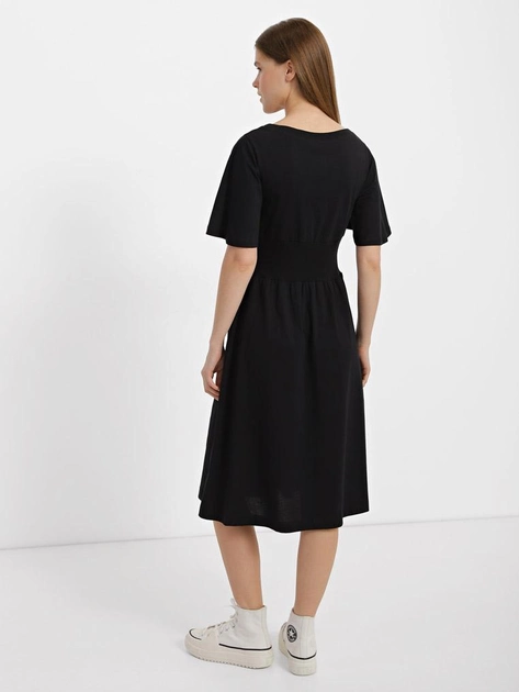 Платье-футболка миди летнее женское Promin 2050-131_201 S Черное (4820150125424) - изображение 2