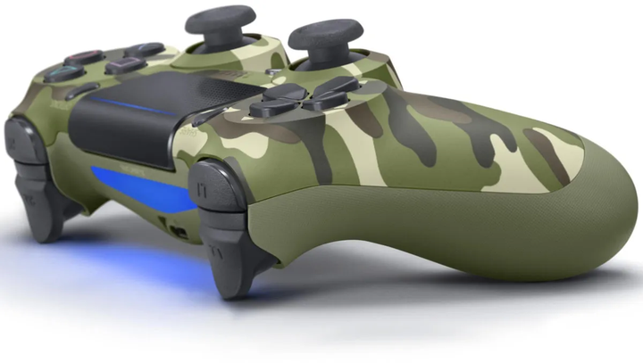 Бездротовий геймпад UKC Dualshock 4 Wireless Bluetooth джойстик для приставки PS4 Green Camouflage - зображення 4
