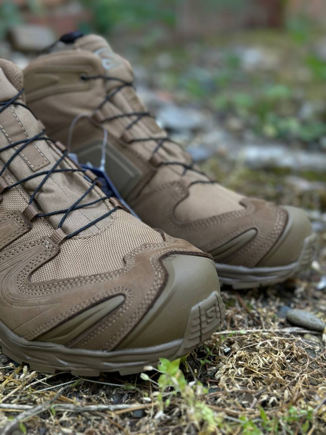 Берцы тактические Salomon XA Forces Mid GTX, цвет койот, размер 44 (2/3) ,  (29 см стелька) – фото, отзывы, характеристики в интернет-магазине ROZETKA  от продавца: Chiks.chiriks | Купить в Украине: Киеве, Харькове,