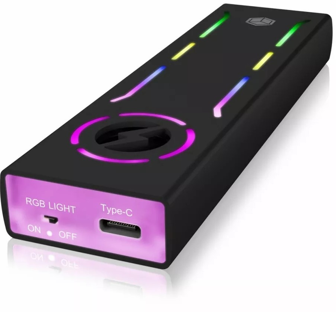 Zewnętrzna kieszeń Icy Box na SSD M.2 NVMe USB Type-C 3.1, czarna (IB-G1826MF-C31) - obraz 3