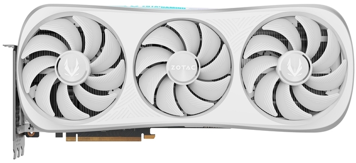 ZOTAC PCI-Ex GeForce RTX 4090 Trinity OC White Edition 24GB GDDR6X (384bit) (2535/21000) (1 x HDMI, 3 x DisplayPort) (ZT-D40900Q-10P) - obraz 1