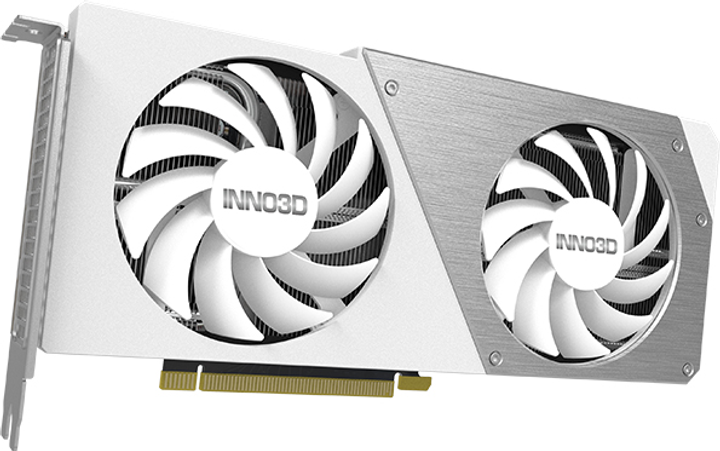 Karta graficzna INNO3D PCI-Ex GeForce RTX 4060 Ti Twin X2 OC biała 8GB GDDR6 (128bit) (2565/18000) (1 x HDMI, 3 x DisplayPort) (N406T2-08D6X-171153W) - obraz 3