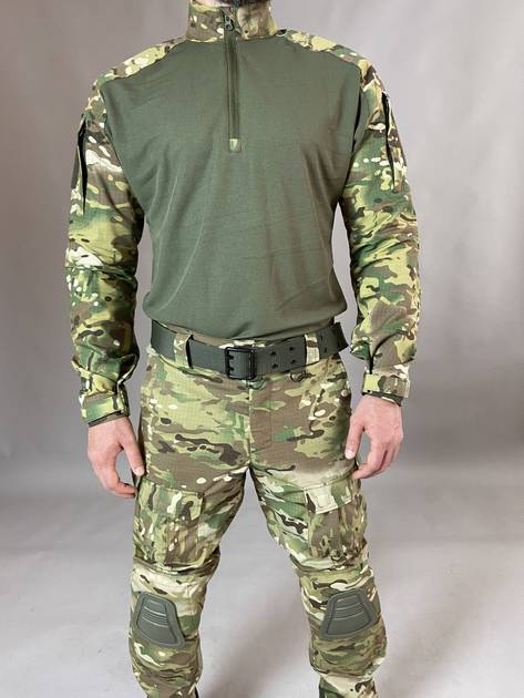 Тактична військова сорочка Убакс (UBACS) CORD (з налокітником), бойова сорочка, мультикам 50 - изображение 1