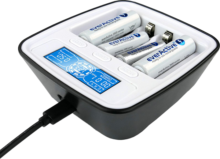 Ładowarka everActive NC-1000M Ni-MH/Ni-Cd AA/AAA - obraz 3