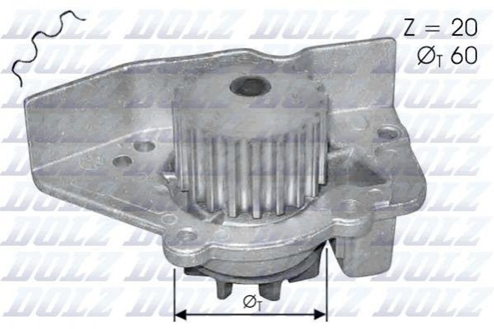 Водяной насос Berlingo/Partner 1.8i 97- Dolz (N405) - изображение 2