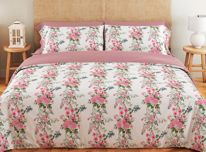 Акція на Комплект постільної білизни ТЕП Сімейний 2 х 145x210 см Soft dreams Floral Dream Ранфорс від Rozetka