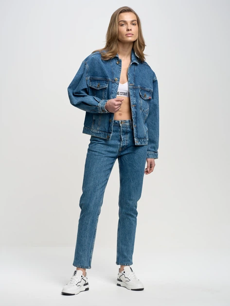 Jeansy damskie Big Star AUTHENTIC GIRL-400 W28 L30 Niebieskie (5900714617493) - obraz 2