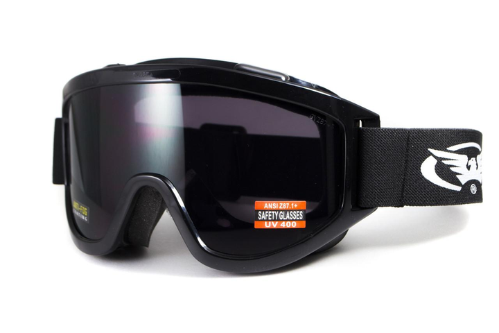 Защитные очки Global Vision Wind-Shield (gray) Anti-Fog, серые - изображение 1