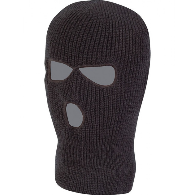 Балаклава Kombat UK 3 Hole Balaclava 3 отверстия черная - изображение 1