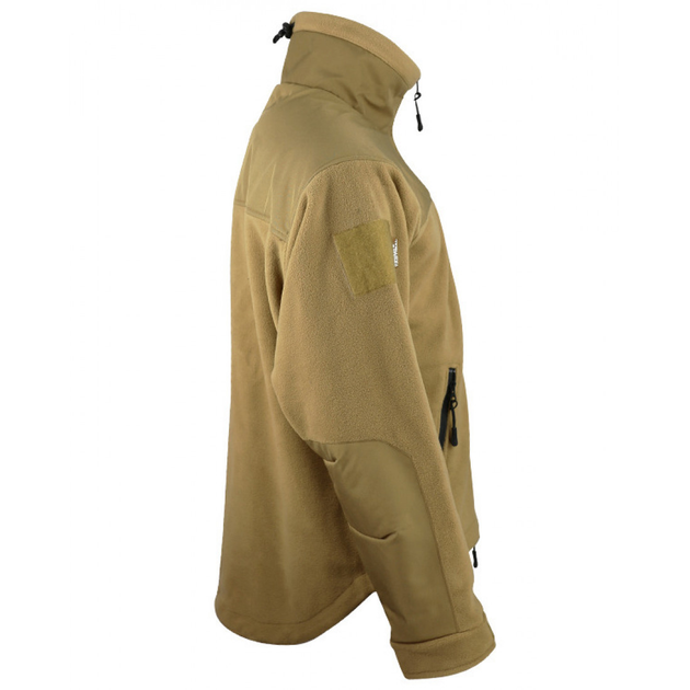 Кофта флісова тактична водонепроникна Kombat UK Defender Tactical Fleece койот M - зображення 2