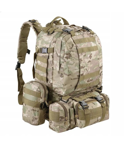Штурмовий військовий рюкзак 50 л камуфляж - зображення 1
