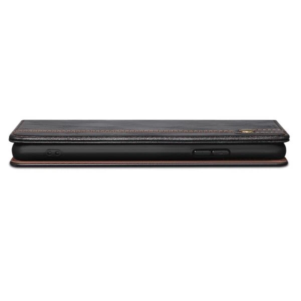 Чехол-книжка с кармашками UniCase Leather Wallet для Xiaomi Poco F5 / Redmi Note 12 Turbo - Black - изображение 5
