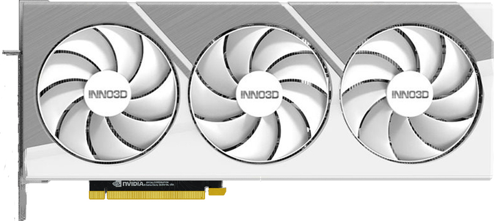 INNO3D PCI-Ex GeForce RTX 4090 biały OC 24GB GDDR6X (384bit) (2235/21000) (1 x HDMI, 3 x DisplayPort) (N40903-246XX-18333259 - obraz 1