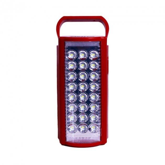 Фонарь переносной светодиодный 24 LED Alfarid TH-2606 с повербанком 30000 mAh Красный - изображение 1