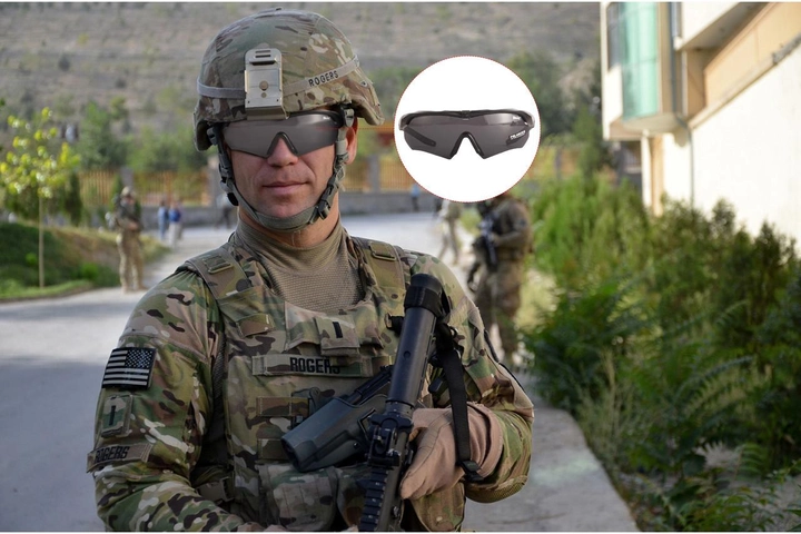 Тактические защитные очки Daisy X10 черный - изображение 2