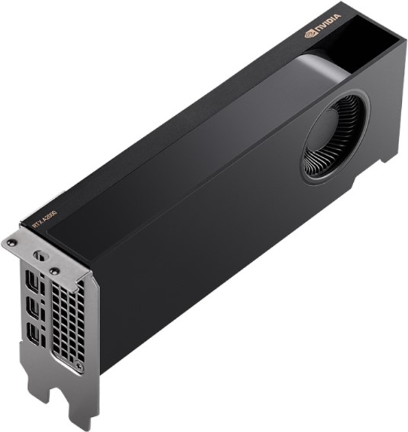 PNY PCI-Ex NVIDIA RTX A2000 6GB GDDR6 (192bit) (4 x miniDisplayPort) (VCNRTXA2000-SB) - obraz 3