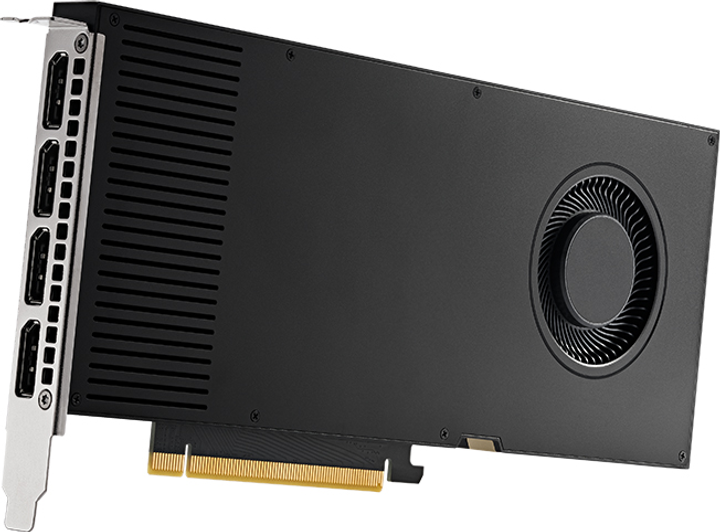 Karta graficzna PNY PCI-Ex NVIDIA RTX A4000 16GB GDDR6 (256bit) (4 x DisplayPort) (VCNRTXA4000-SB) - obraz 3
