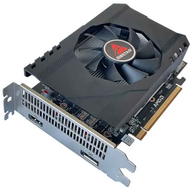 BIOSTAR PCI-Ex Radeon RX 6400 4GB GDDR6 (64bit) (2321/2039) (1 x HDMI, 1 x DisplayPort) (VA6406RA46) - obraz 3