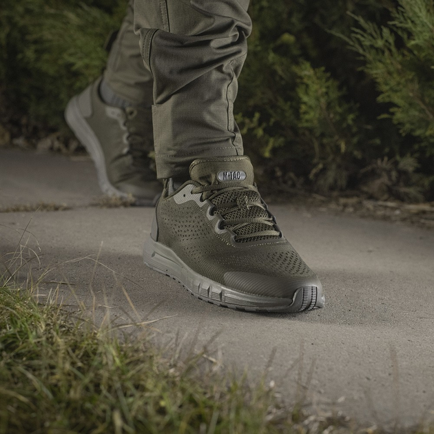 Мужские тактические кроссовки летние M-Tac размер 38 (24,6 см) Олива (Хаки) (Summer Pro Army Olive) - изображение 2