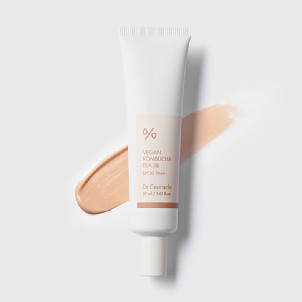 Веганский тональный BB-крем с экстрактом комбучи Dr.Ceuracle Vegan Kombucha Tea BB Cream SPF 30/PA++ 30ml - изображение 2