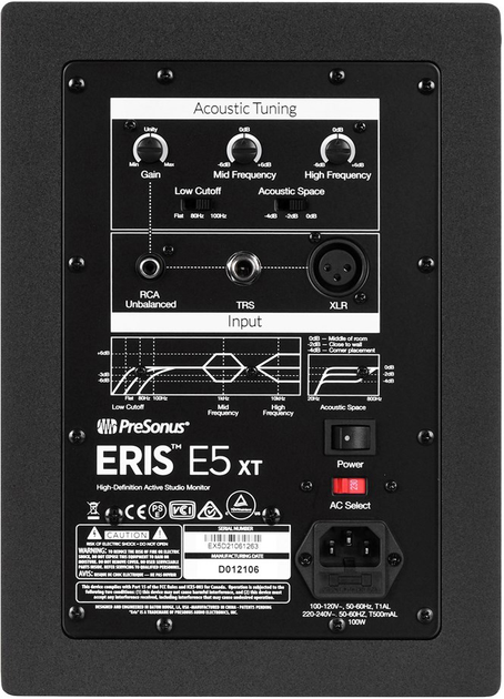 Студийный монитор PreSonus Eris E5 XT – фото, отзывы, характеристики в ...