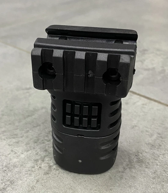 Рукоятка передня коротка DLG TACTICAL (DLG-117), колір Чорний, з відсіком, з планкою Пікатінні (241861) - зображення 3
