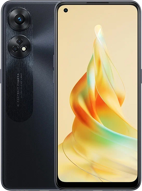 Smartfon OPPO Reno8 T (CPH2481) 8/128GB Midnight Black (6932169324755) - obraz 1