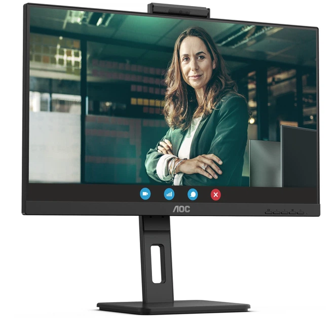 Monitor 23.8" AOC 24P3QW Czarny (4038986140775) - obraz 2