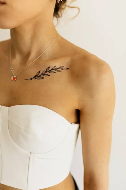 Тату "Две веточки" Tattooshka L-18 - Фото 2 Тату "Две веточки" Tattooshka L-18 - изображение 2