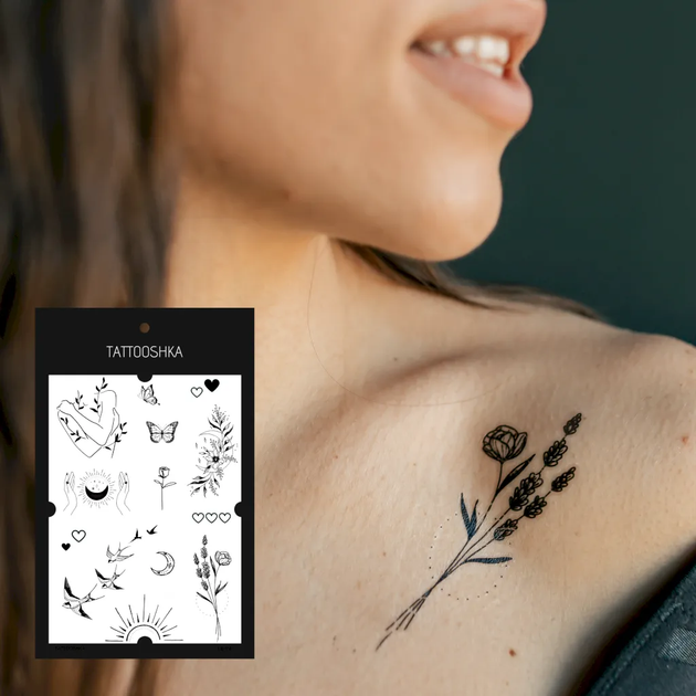 Набор тату "Популярные хиты" Tattooshka LB-116 - изображение 2