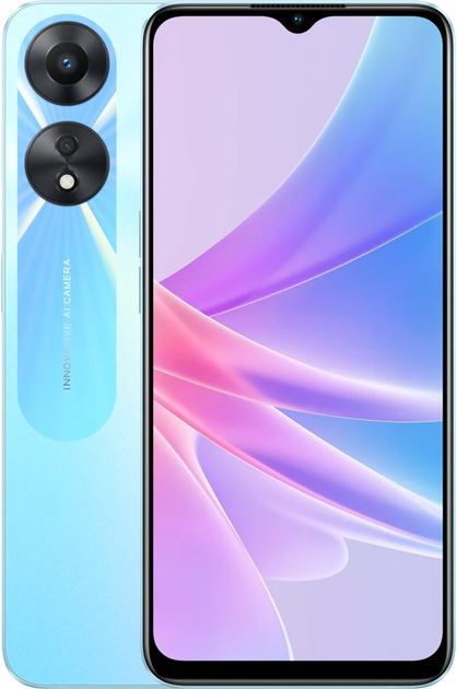 Smartfon OPPO A78 5G (CPH2483) 4/128GB Glowing Blue (6932169326391) - obraz 1