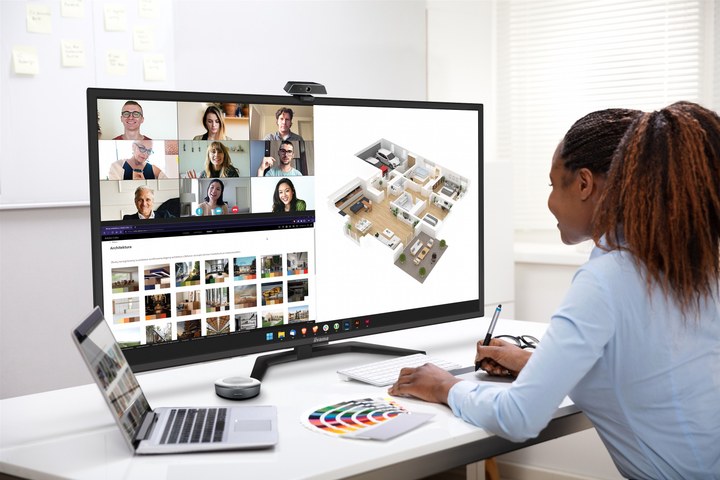 Монітор 42.5" iiyama ProLite X4373UHSU-B1 - зображення 10