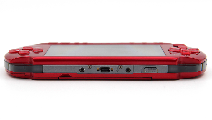 PSP赤色 Консоль Sony PlayStation Portable Slim PSP-3ххх Red Б/У