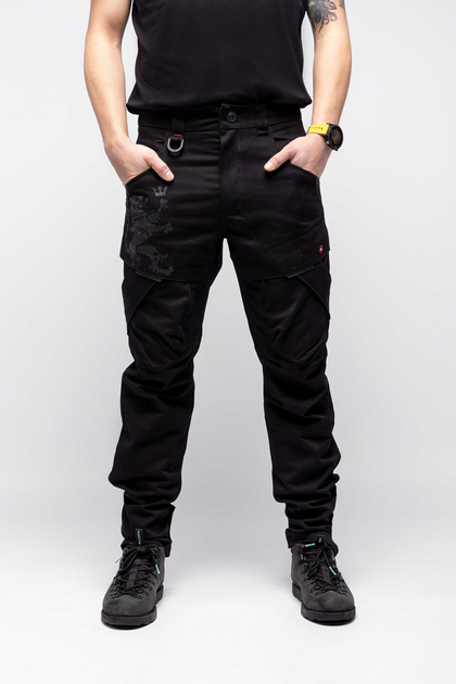 чоловічі штани - ТЕРМІНАЛ А - чорний, 46 - изображение 1