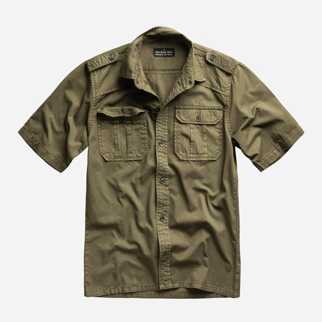 Тактическая рубашка Surplus M65 Basic Shirt 1/2 Arm 06-3592-01 S Оливковая - изображение 1