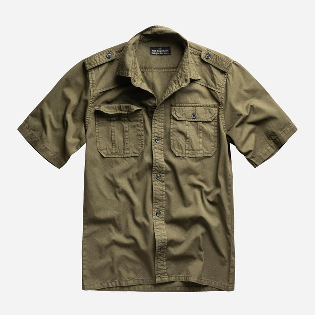 Тактическая рубашка Surplus M65 Basic Shirt 1/2 Arm 06-3592-01 L Оливковая - изображение 1