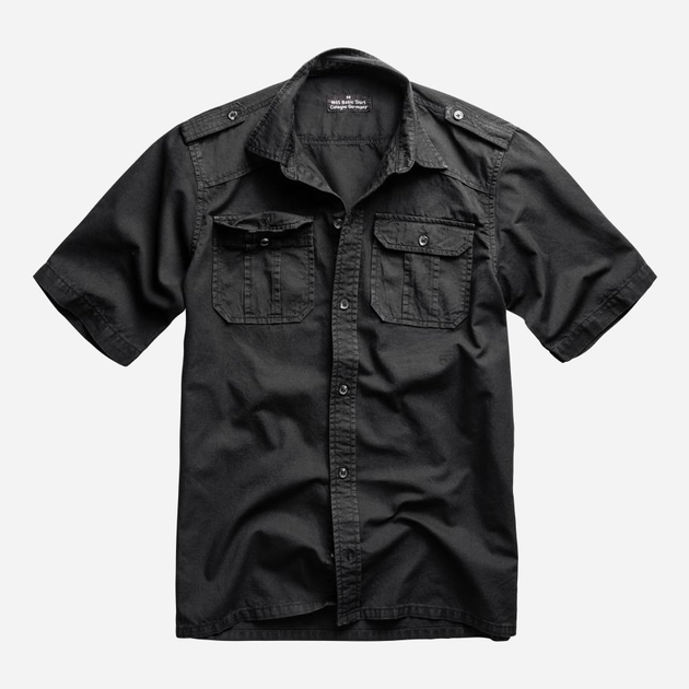 Тактична сорочка Surplus M65 Basic Shirt 1/2 Arm 06-3592-03 XXL Чорна - зображення 1