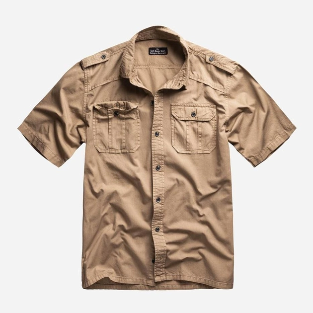 Тактическая рубашка Surplus M65 Basic Shirt 1/2 Arm 06-3592-14 S Бежевая - изображение 1