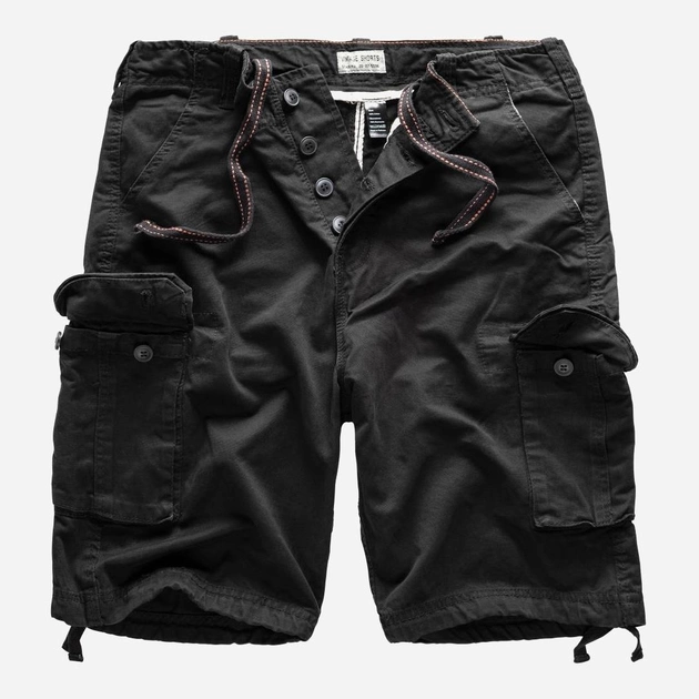 Тактичні шорти Surplus Vintage Shorts 07-5596-03 S Чорні - зображення 1