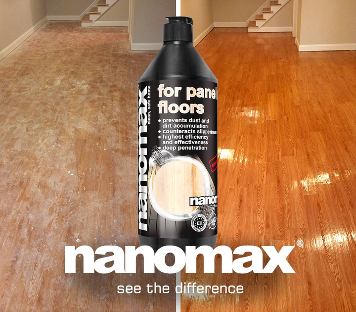 Засіб для миття дерев'яної підлоги Nanomax Pro 1000 мл (5901549955071 ...