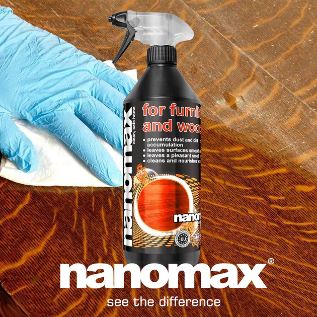 Засіб для миття виробів із дерева Nanomax Pro 1 л (5901549955095 ...