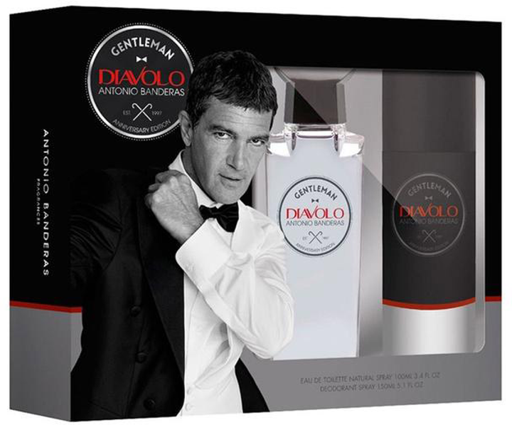 Zestaw Antonio Banderas Diavolo Gentleman Edt 100 ml + Dezodorant 150 ml (8411061855096) - obraz 1