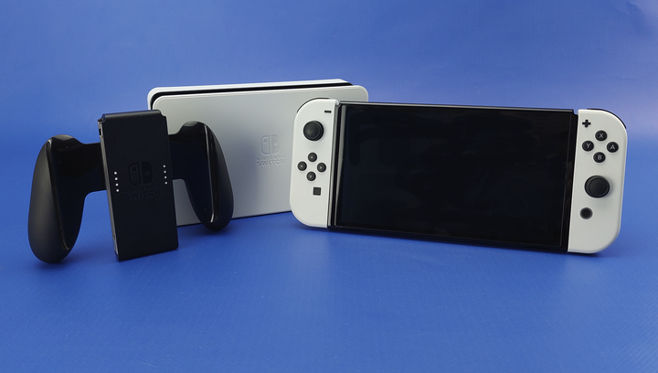 Набор Консоль Nintendo Switch OLED Model HEG-001 64GB White + Игра